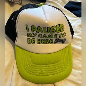 NWT Boys Gamer Hat “I Paused My Game To Be Here”